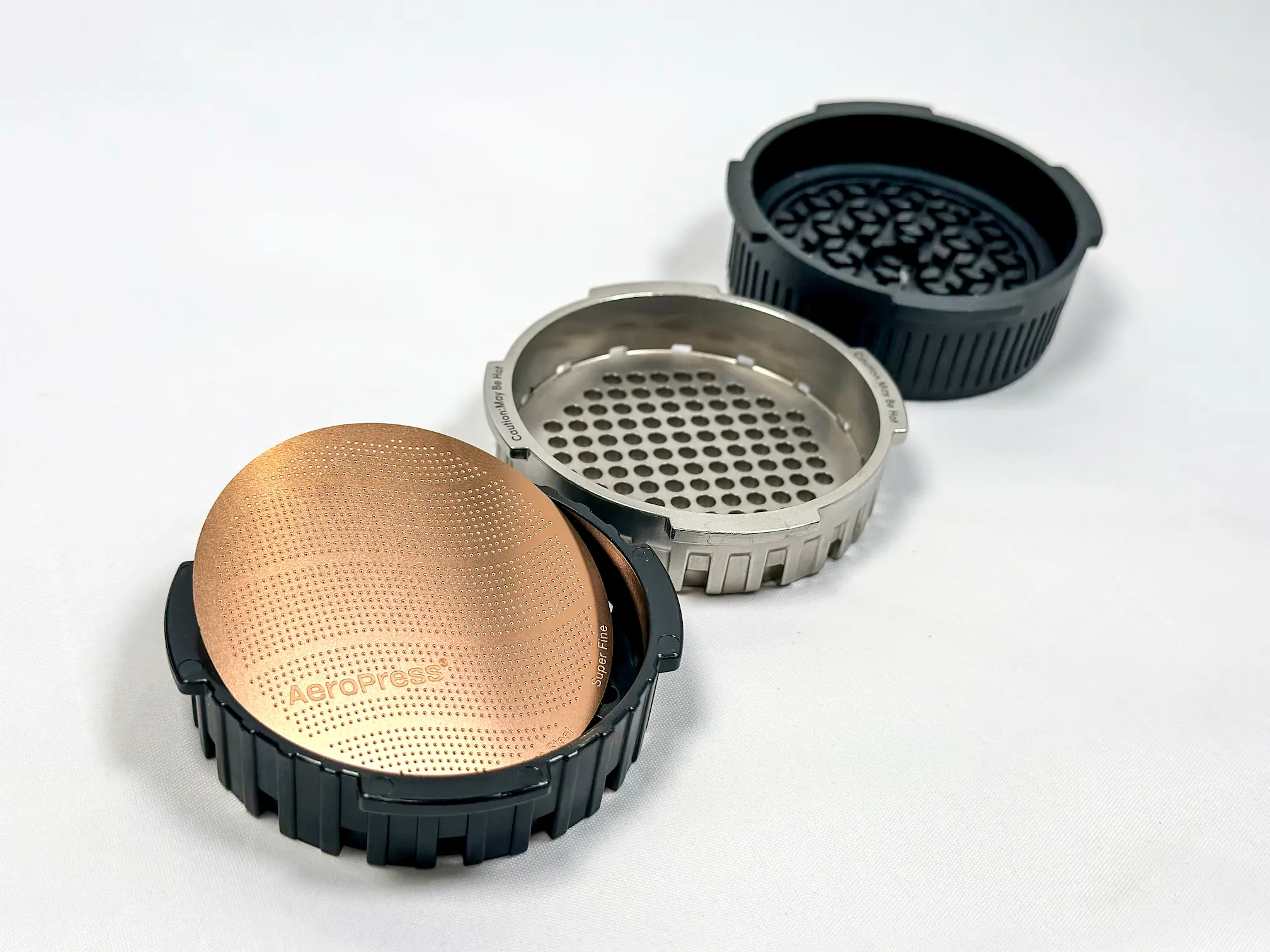 AeroPress Gold Tone Filter - Gjenbrukbart Metallfilter - Image 4